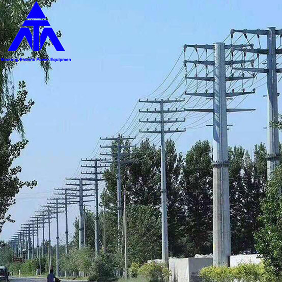 132KV 138KV 230KV Monopol Qüllə Öz-Qütblü Transmissiya Qülləsi