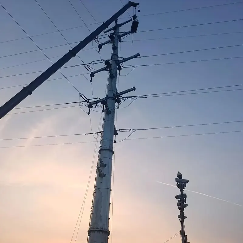 220kV Elektrik Ötürmə Boru Qülləsi